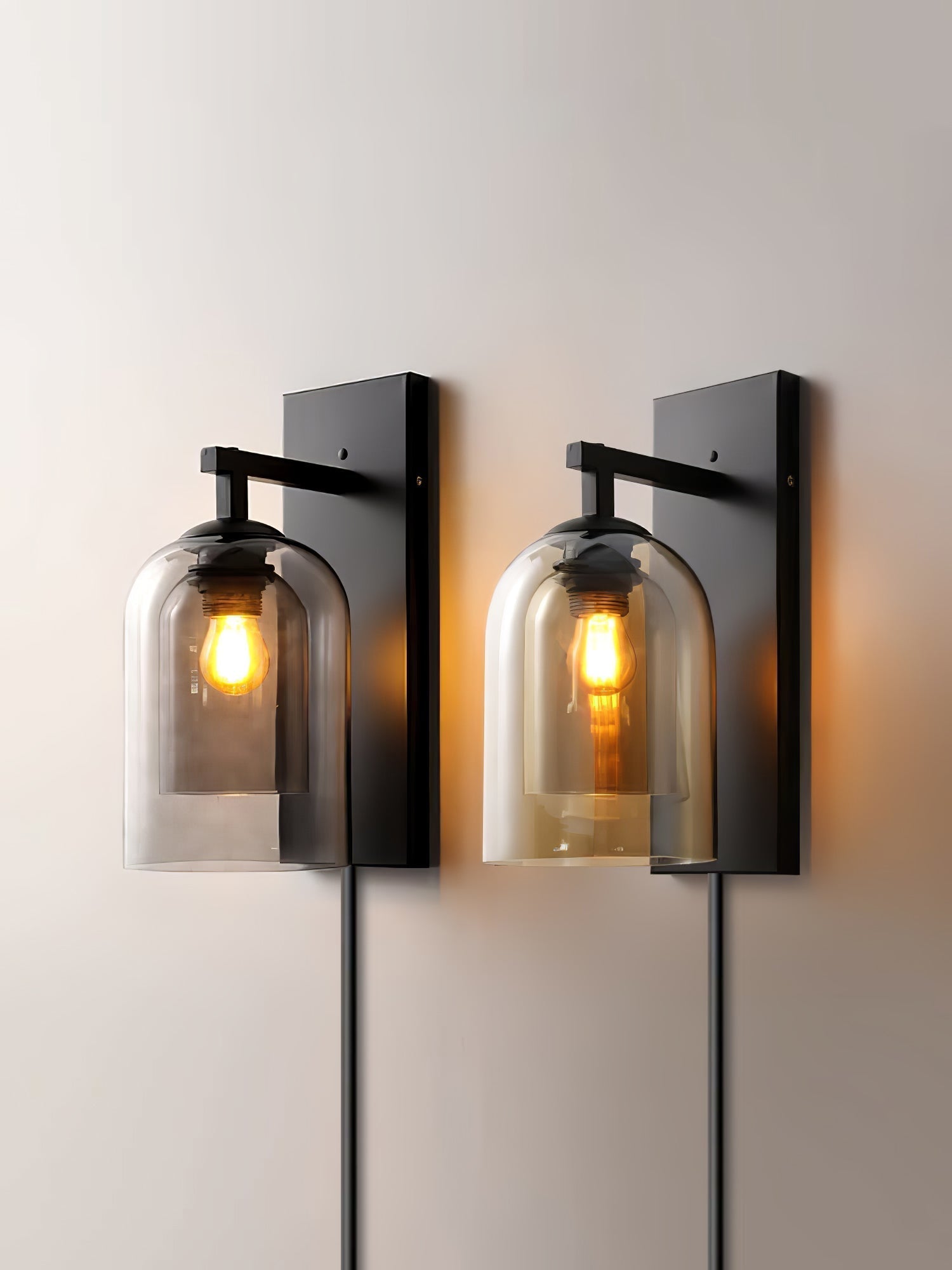 Mora Nordic Art Tubular Plug-in Glass Wall Lamp - Neutralighting