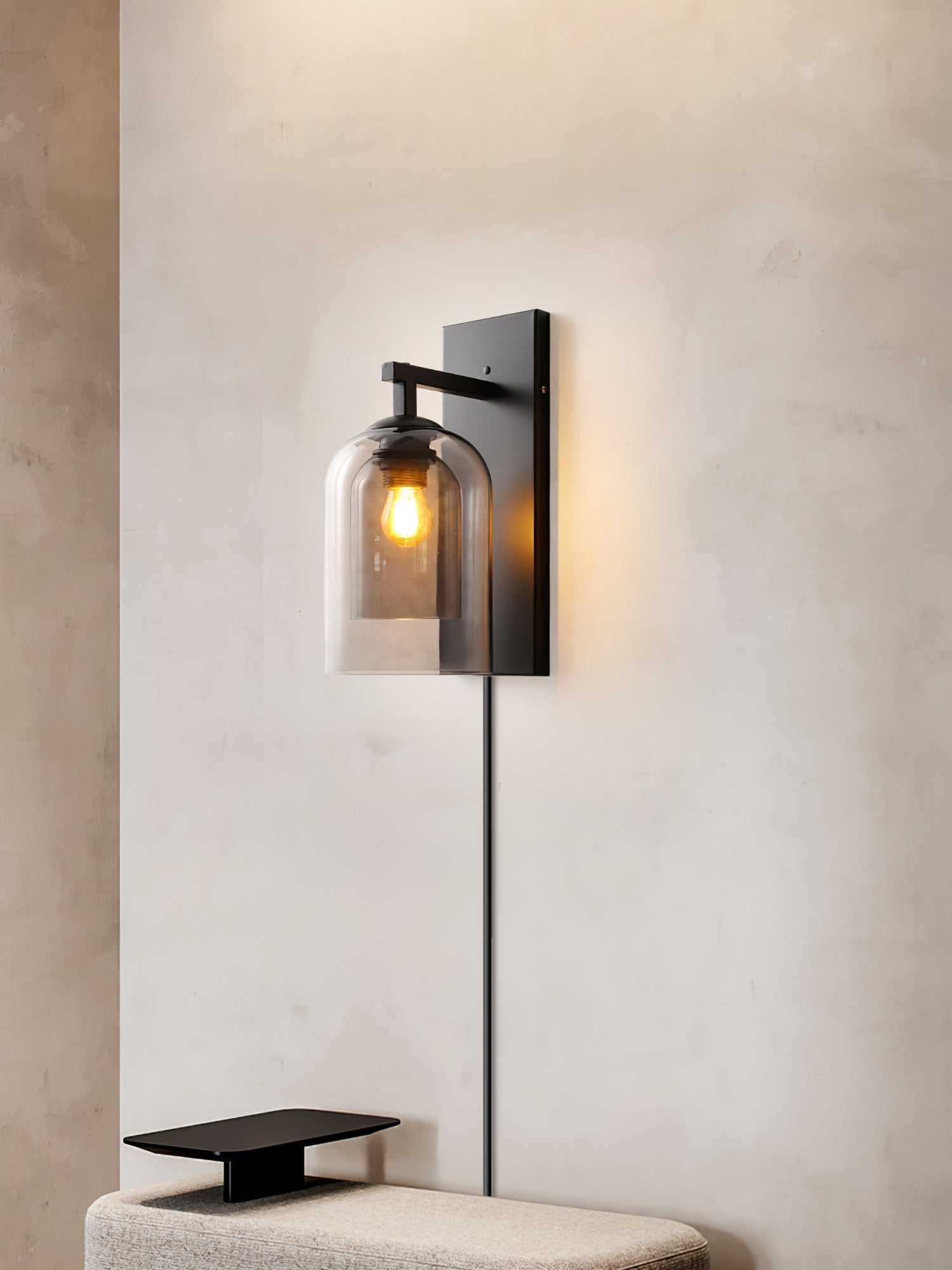 Mora Nordic Art Tubular Plug-in Glass Wall Lamp - Neutralighting