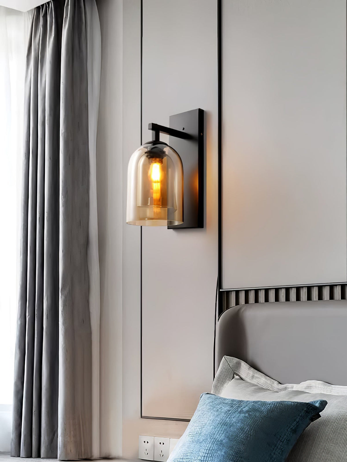 Monroe Applique Murale Tubulaire en Verre Art Nordic Premium - Neutralighting