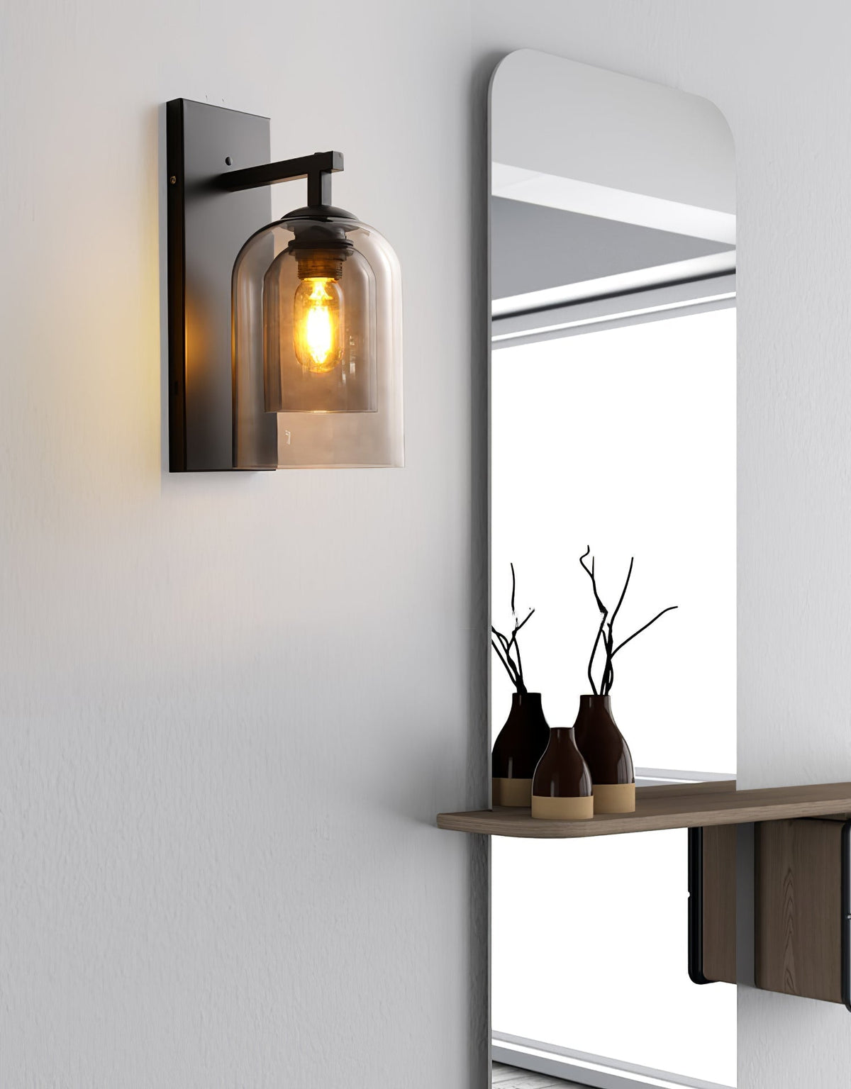 Monroe Applique Murale Tubulaire en Verre Art Nordic Premium - Neutralighting