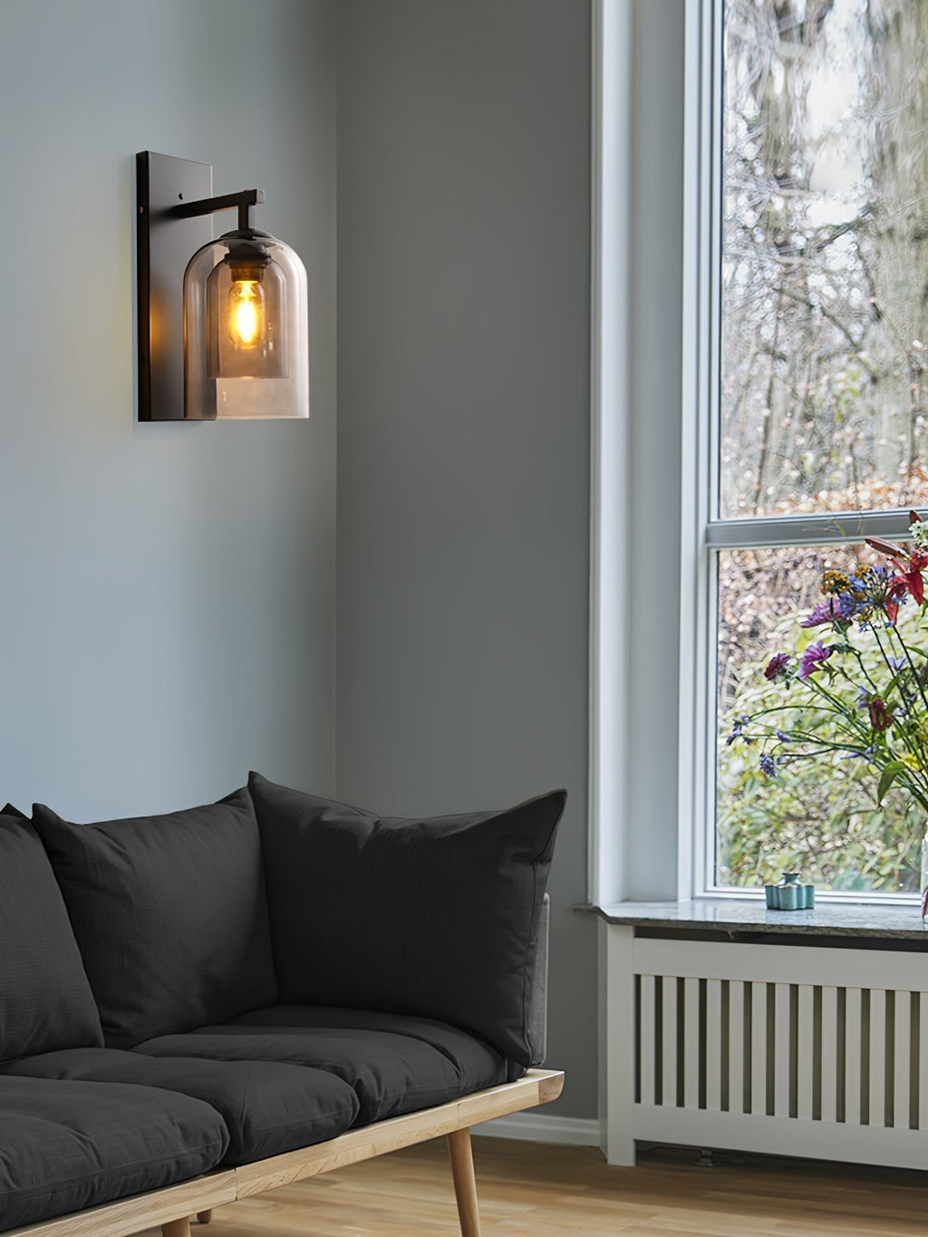 Monroe Applique Murale Tubulaire en Verre Art Nordic Premium - Neutralighting