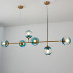 Lustra Suspension Orb Laiton Verre Pour Salon - Neutralighting