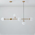 Lustra Suspension Orb Laiton Verre Pour Salon - Neutralighting