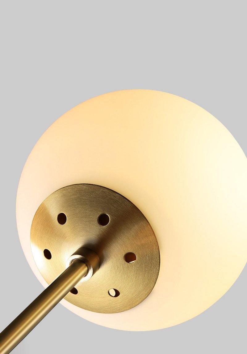 Lustra Chandelier en Laiton Verre Opale - Neutralighting