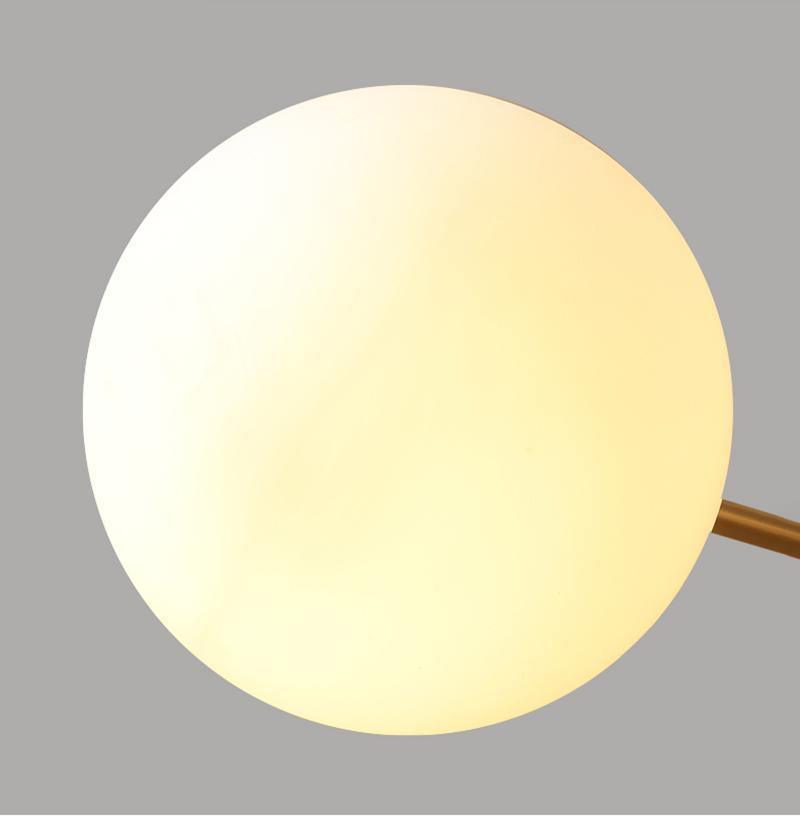 Lustra Chandelier en Laiton Verre Opale - Neutralighting