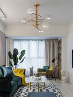 Orbit Chandelier en Verre Contemporain - Neutralighting