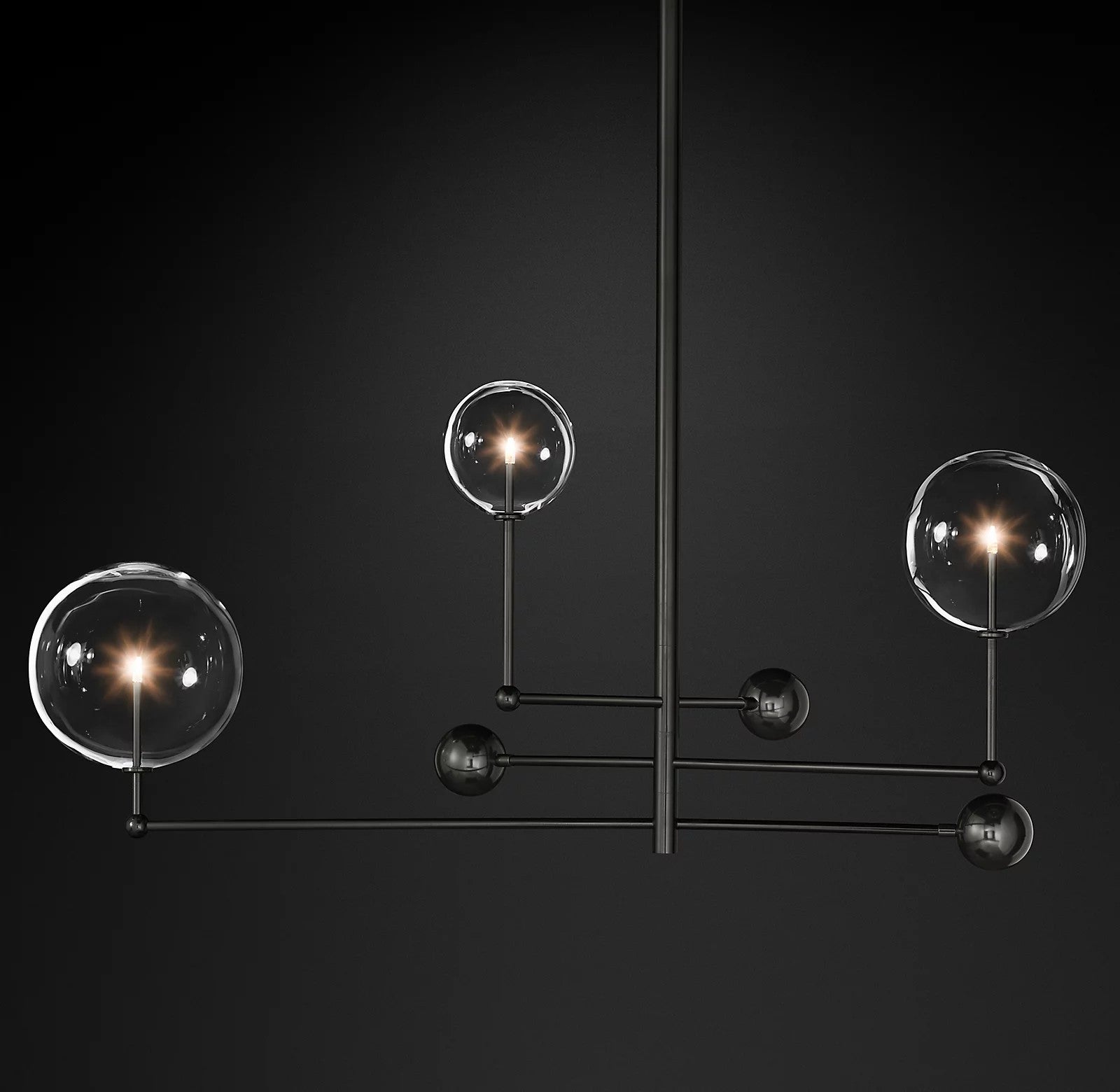Orbit Chandelier en Verre Contemporain - Neutralighting