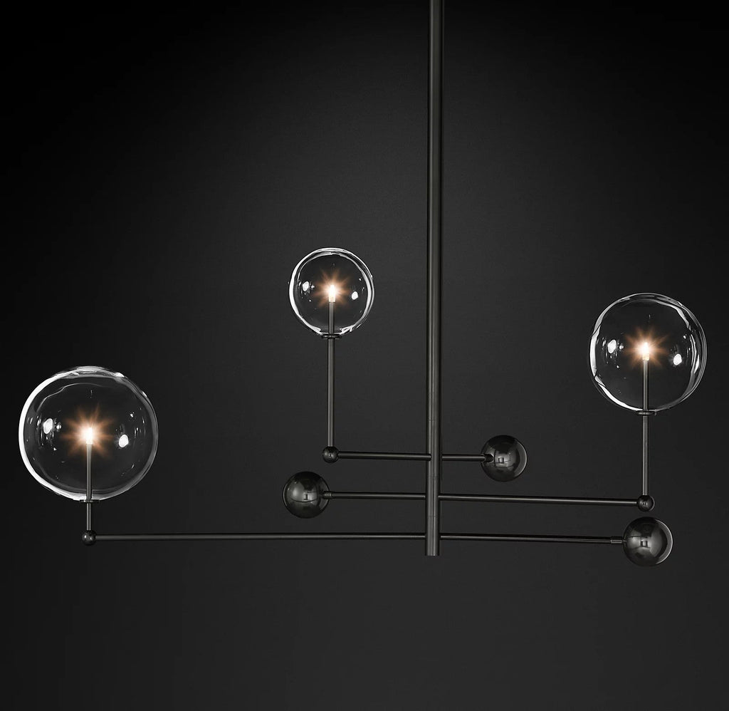 Orbit Chandelier en Verre Contemporain - Neutralighting