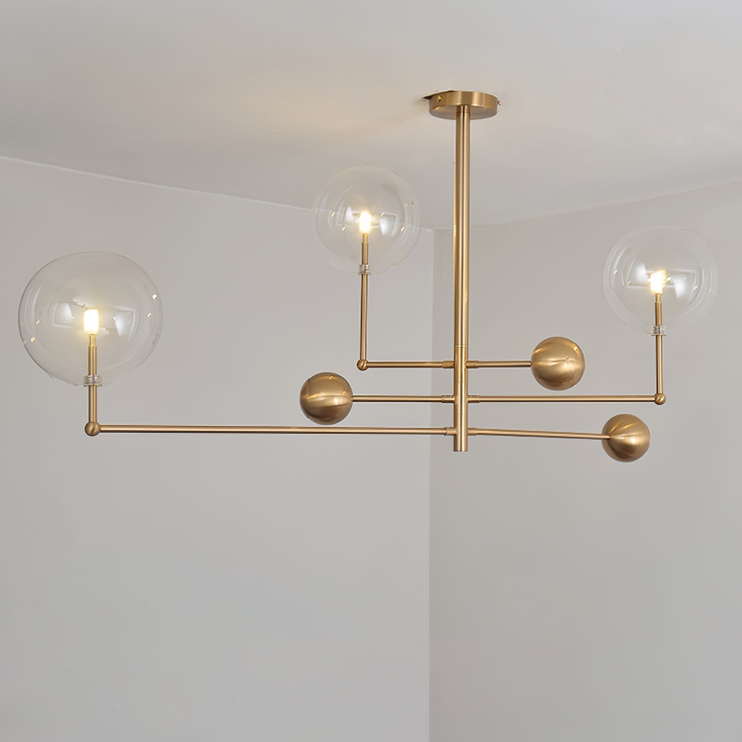 Orbit Chandelier en Verre Contemporain - Neutralighting