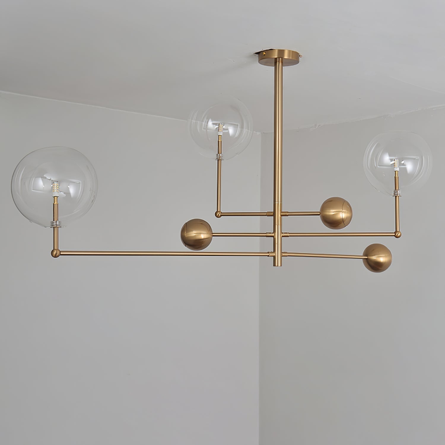 Orbit Chandelier en Verre Contemporain - Neutralighting