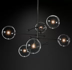 Orbit Chandelier en Verre Contemporain - Neutralighting