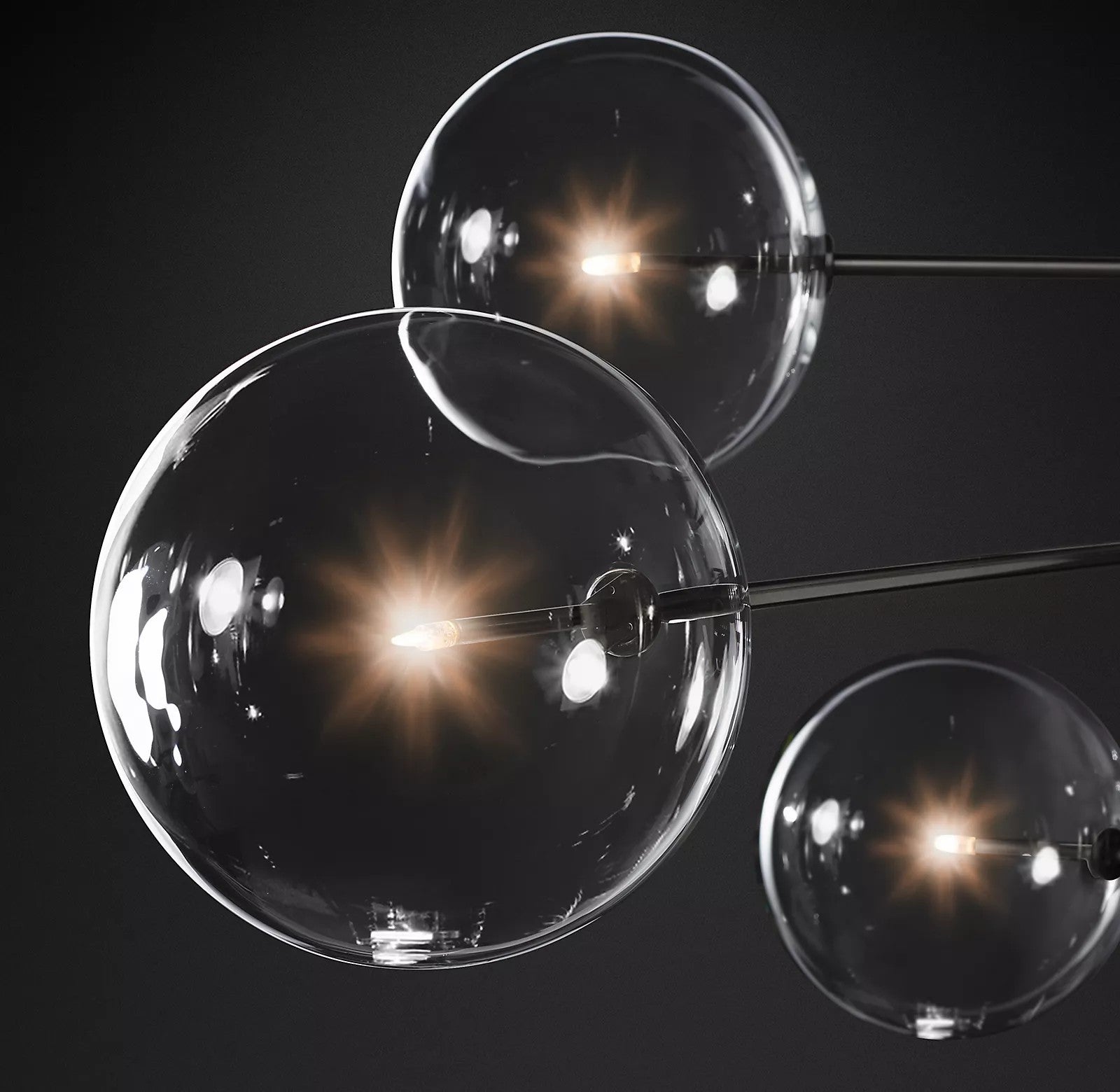 Orbit Chandelier en Verre Contemporain - Neutralighting
