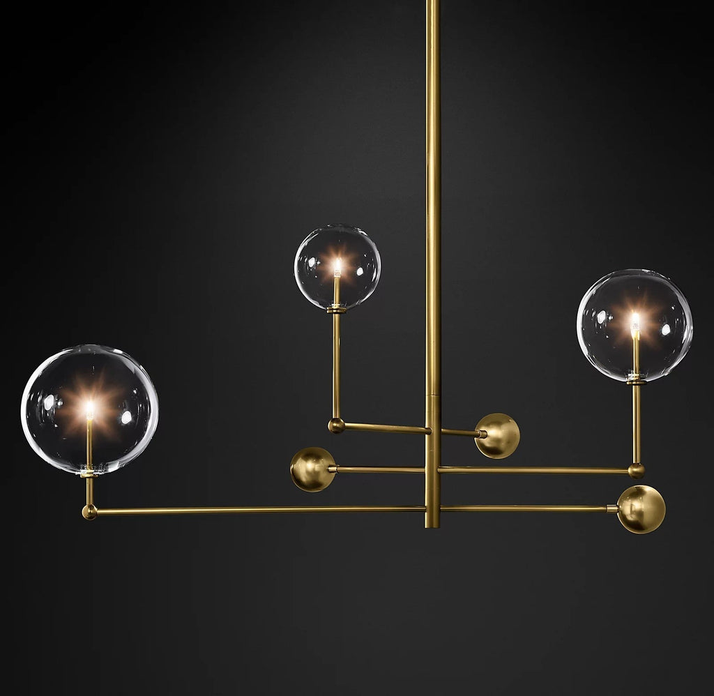 Orbit Chandelier en Verre Contemporain - Neutralighting