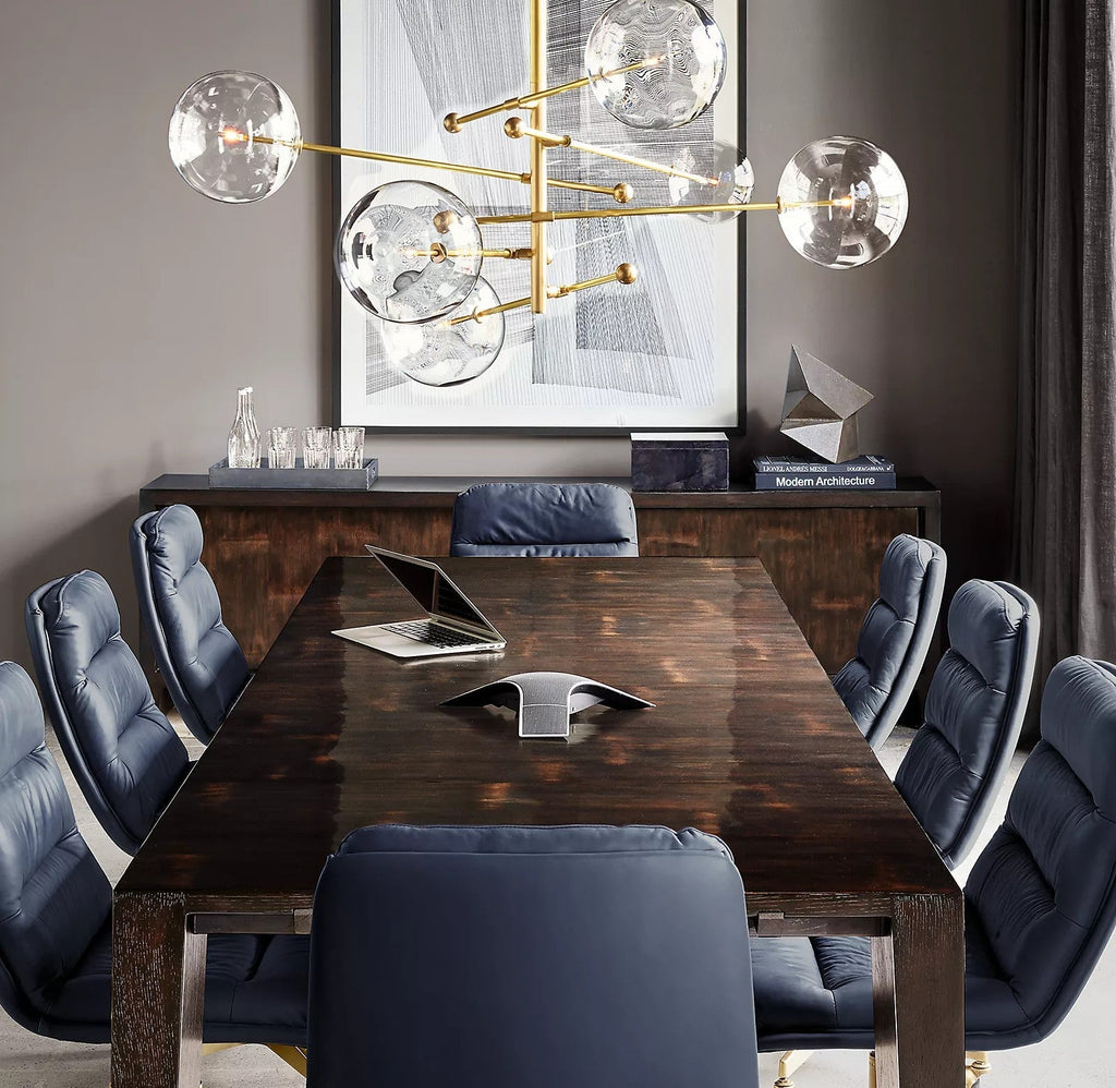 Orbit Chandelier en Verre Contemporain - Neutralighting