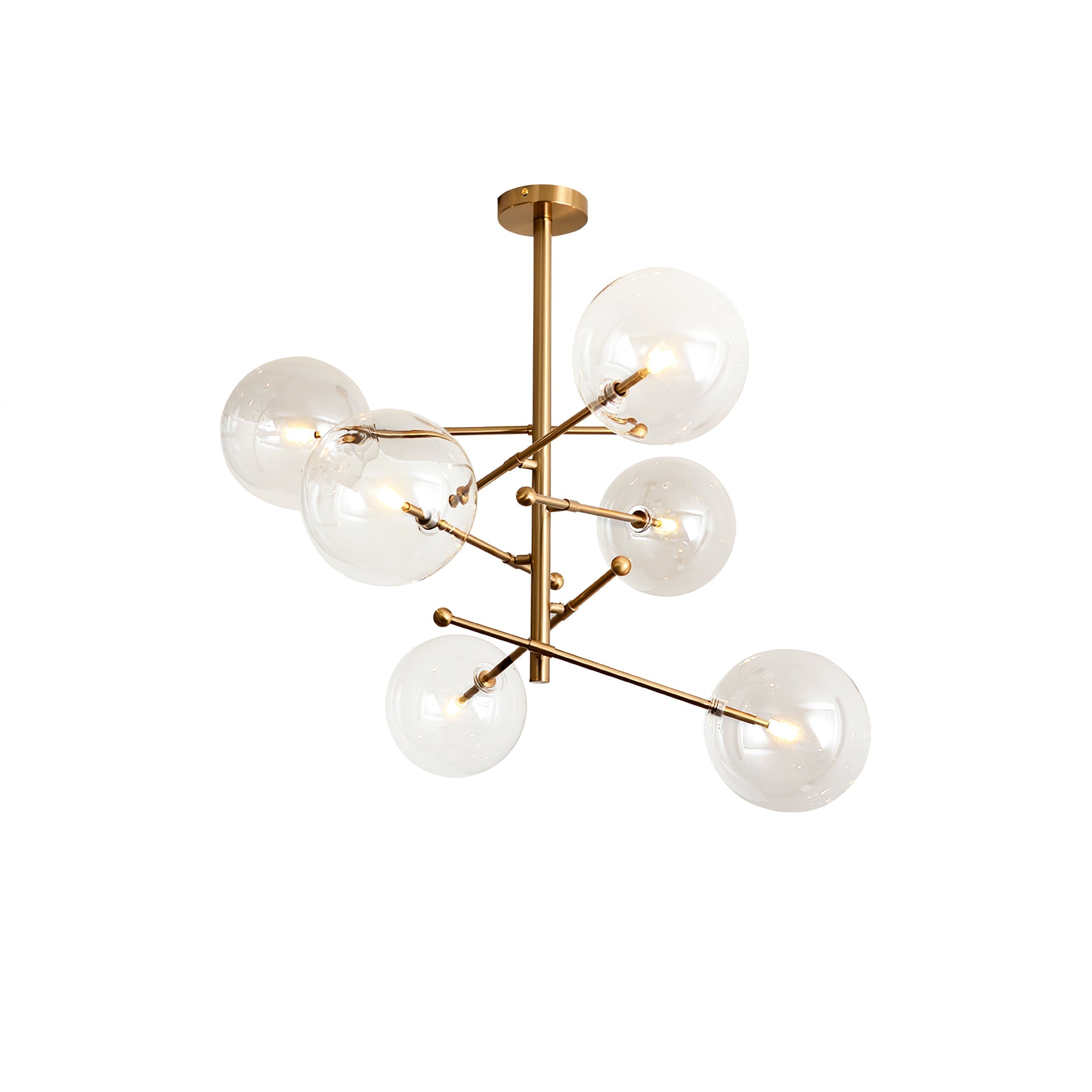 Orbit Chandelier en Verre Contemporain - Neutralighting