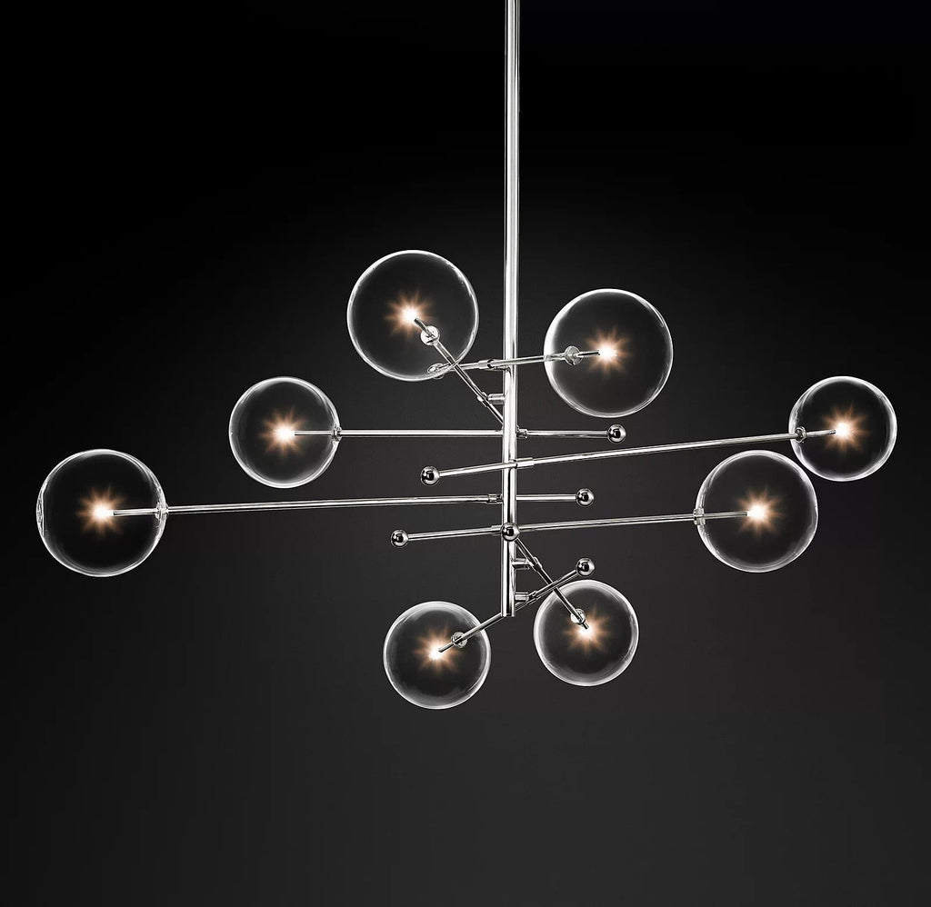 Orbit Chandelier en Verre Contemporain - Neutralighting