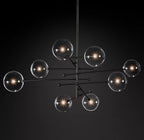 Orbit Chandelier en Verre Contemporain - Neutralighting