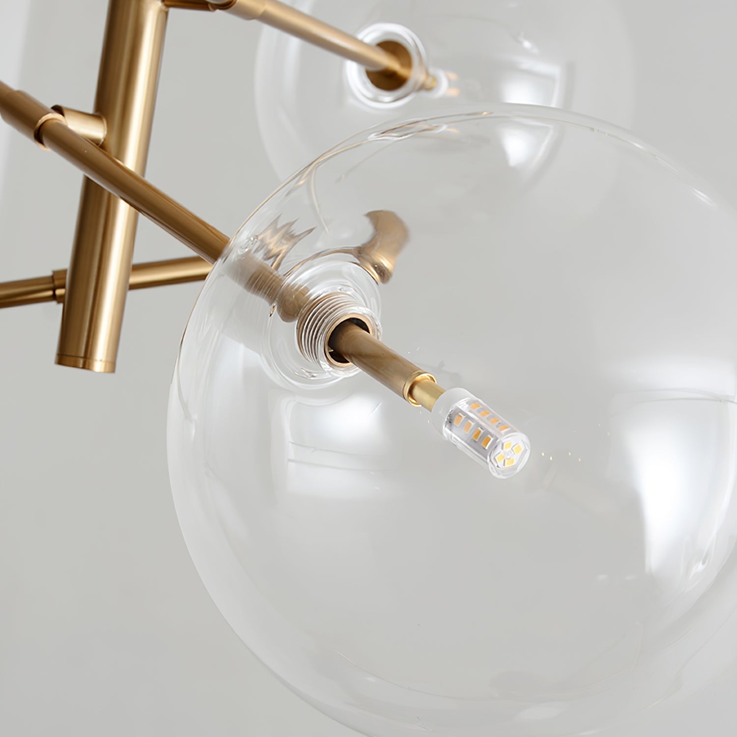 Orbit Chandelier en Verre Contemporain - Neutralighting