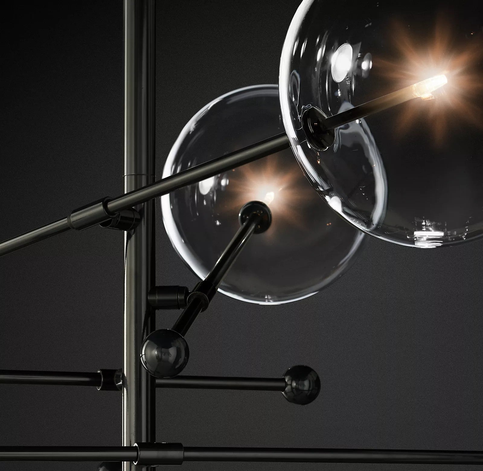 Orbit Chandelier en Verre Contemporain - Neutralighting