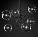 Orbit Chandelier en Verre Contemporain - Neutralighting