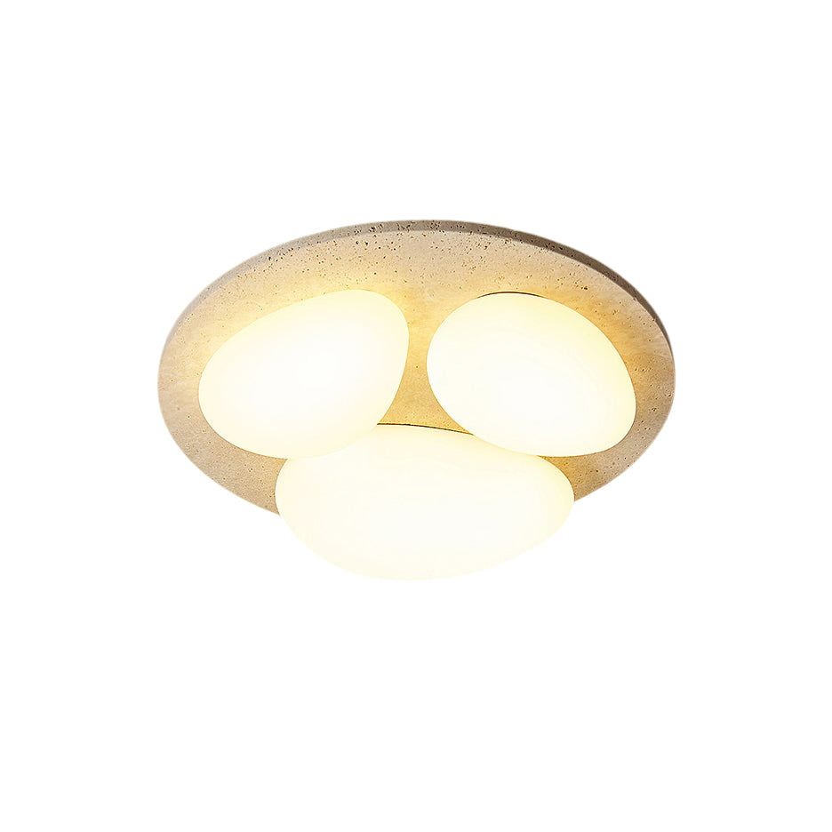 Lylaeen Plafonnier Moderne Et Minimaliste En Plastique Travertin - Neutralighting