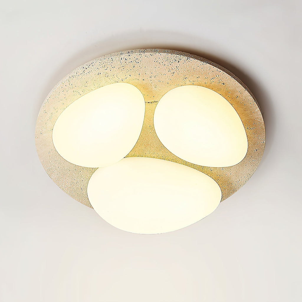 Lylaeen Plafonnier Moderne Et Minimaliste En Plastique Travertin - Neutralighting