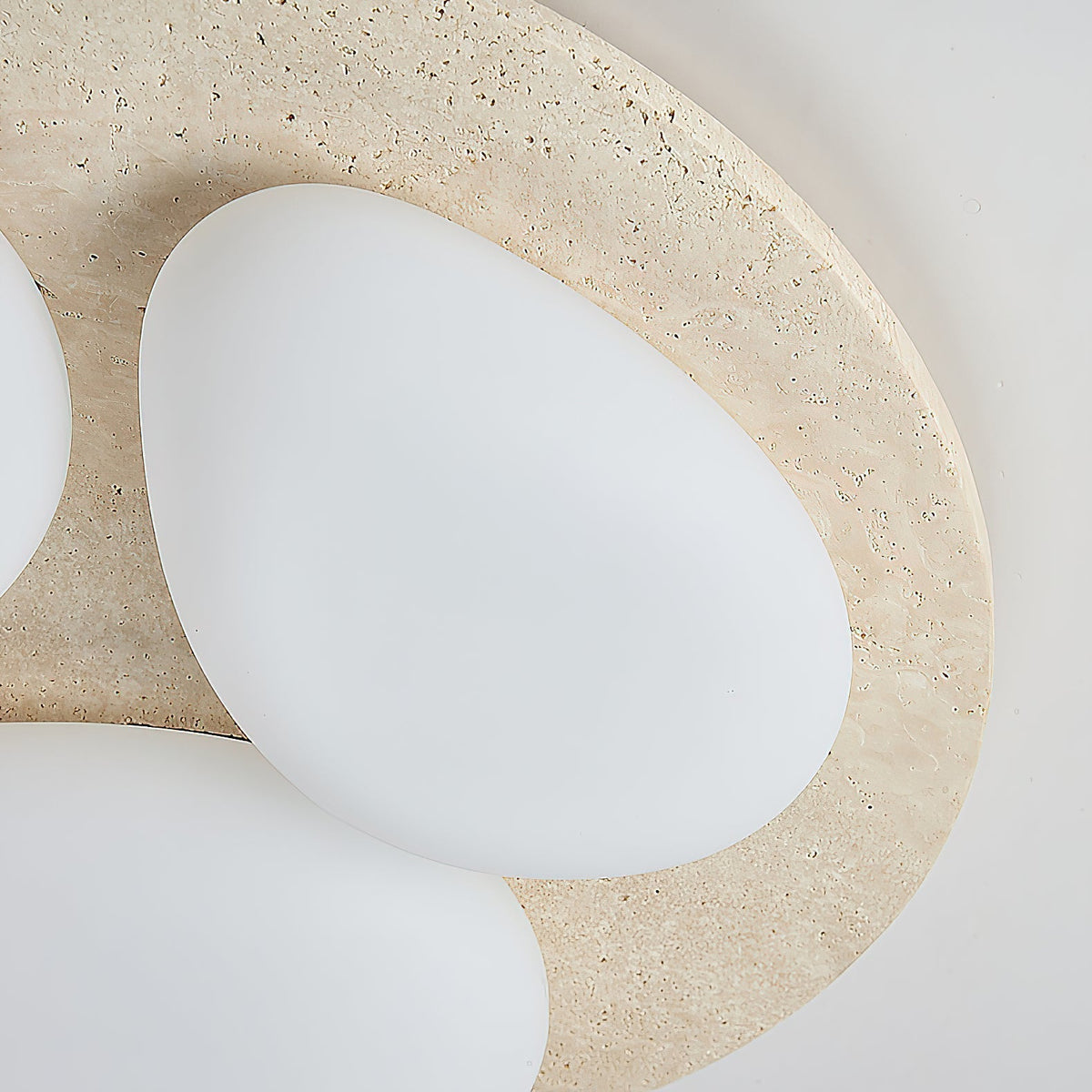 Lylaeen Plafonnier Moderne Et Minimaliste En Plastique Travertin - Neutralighting