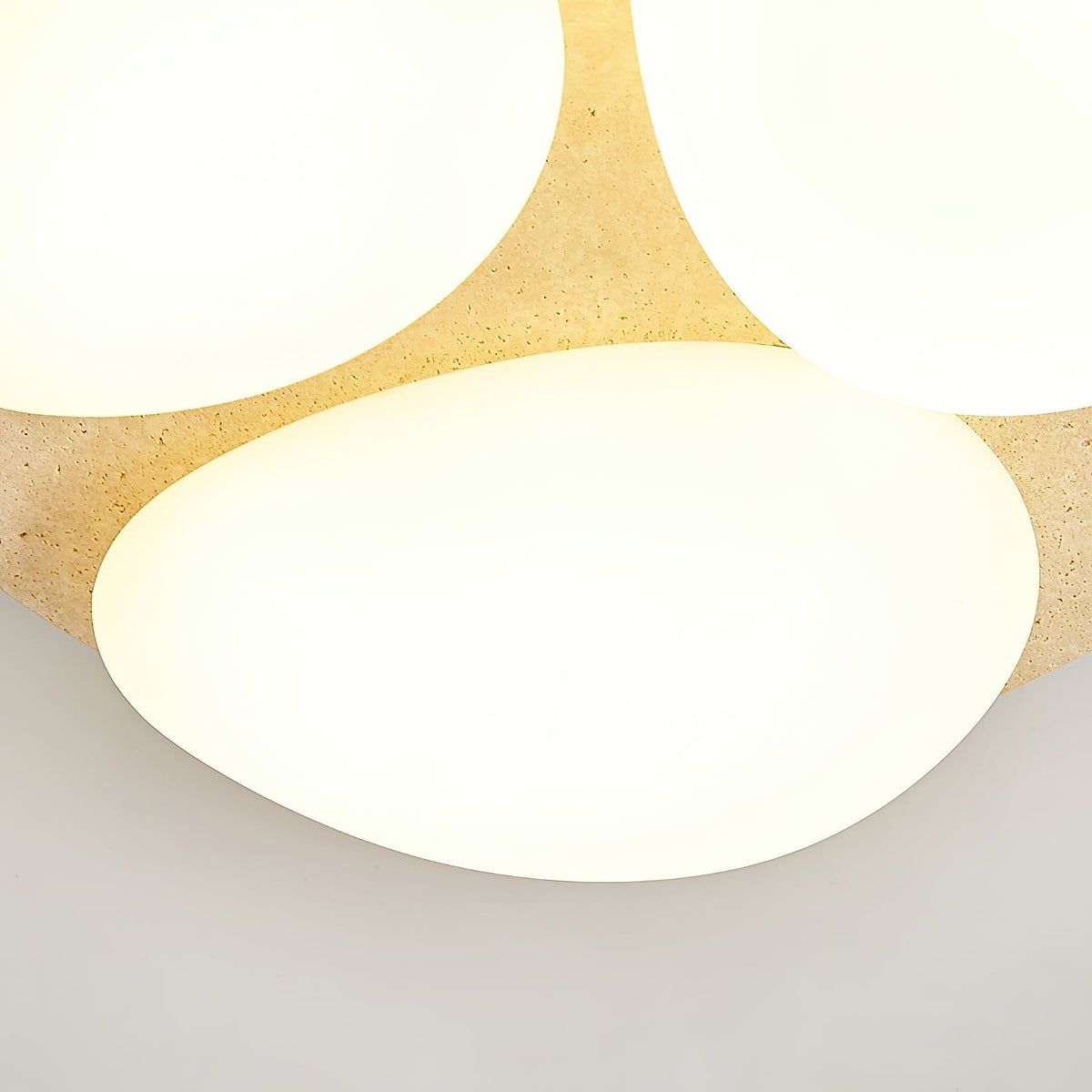 Lylaeen Plafonnier Moderne Et Minimaliste En Plastique Travertin - Neutralighting
