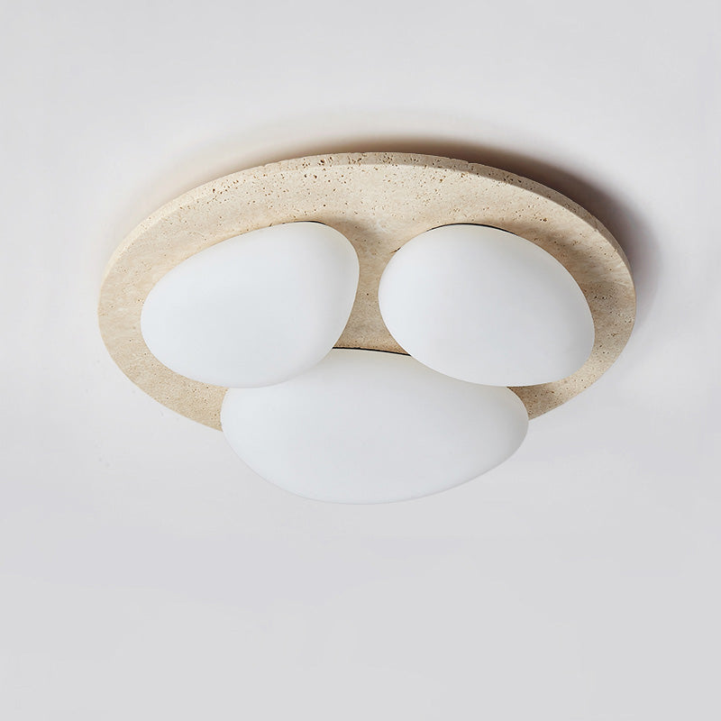 Lylaeen Plafonnier Moderne Et Minimaliste En Plastique Travertin - Neutralighting