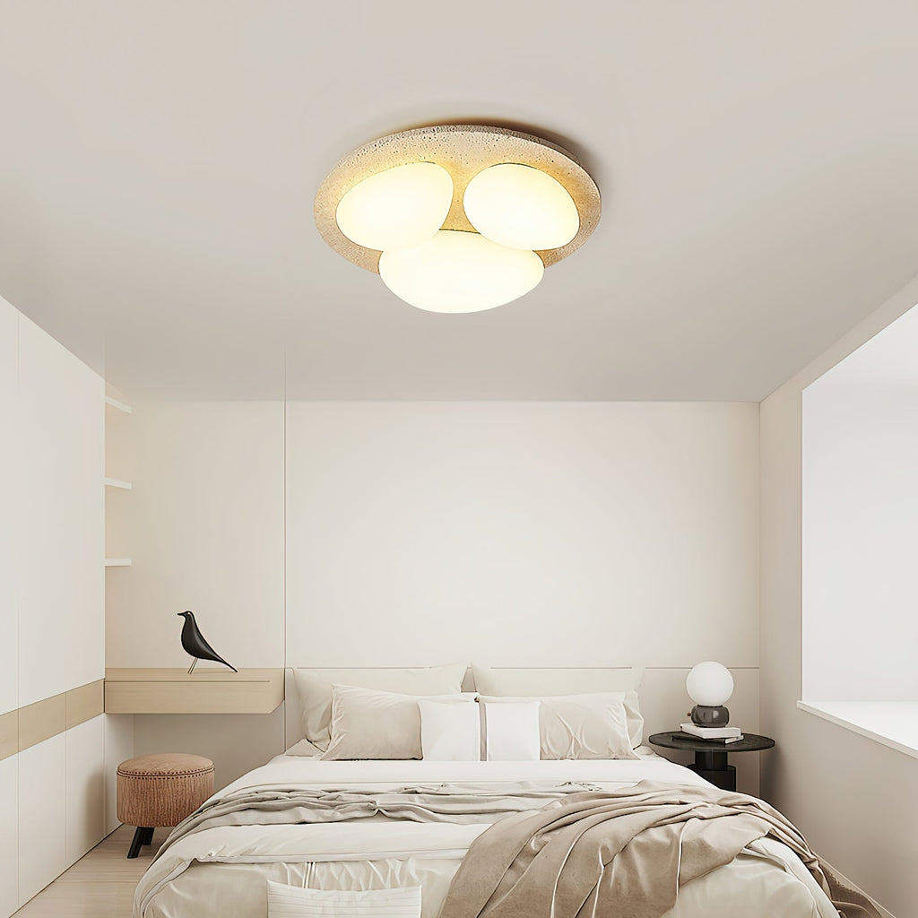 Lylaeen Plafonnier Moderne Et Minimaliste En Plastique Travertin - Neutralighting