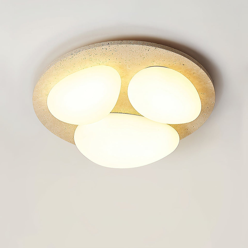 Lylaeen Plafonnier Moderne Et Minimaliste En Plastique Travertin - Neutralighting
