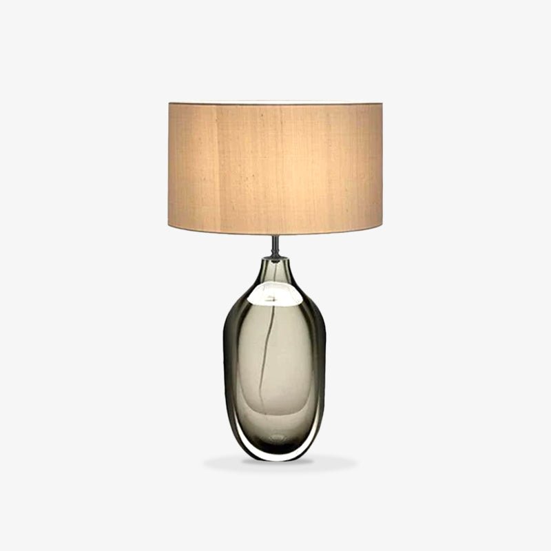 Otheain Lampe de Table en Cristal et Tissu - Neutralighting