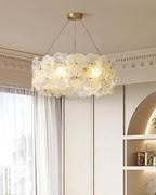 Glezen Lustre Verre Pétale Floral - Neutralighting