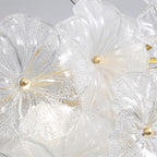 Glezen Lustre Verre Pétale Floral - Neutralighting