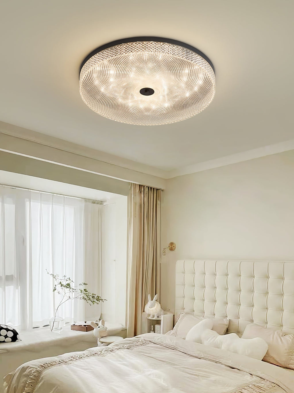 Ovelion Plafonnier moderne minimaliste à rayures - Neutralighting