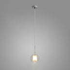 Lustra Suspension en Verre Fumé Rond - Neutralighting