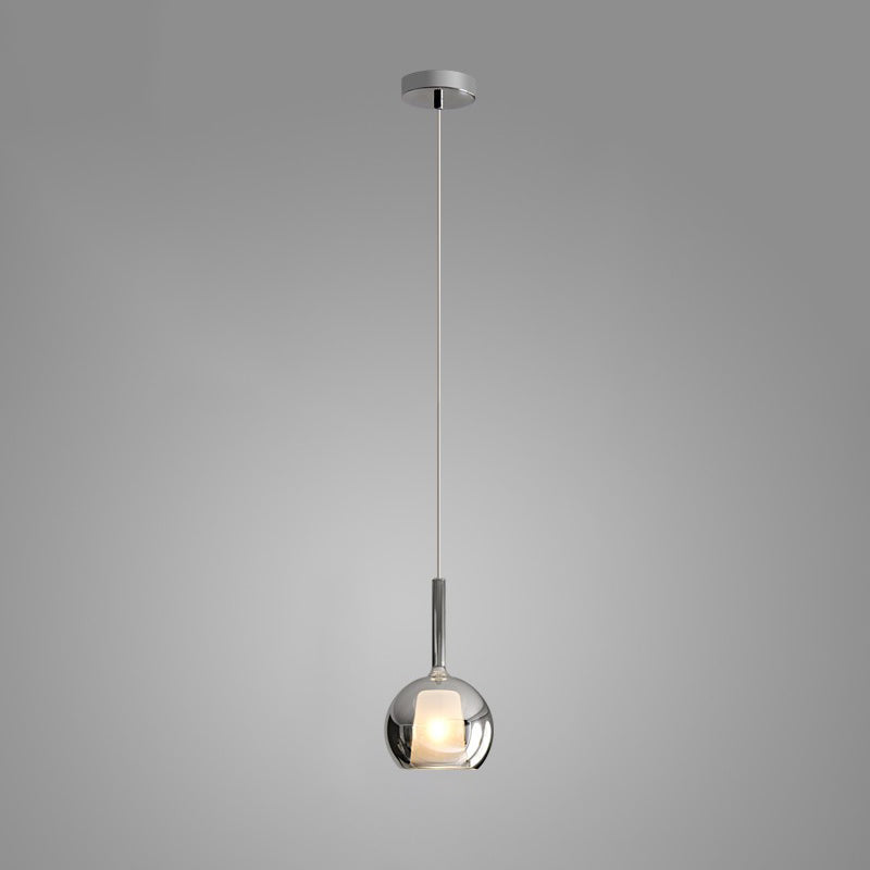 Lustra Suspension en Verre Fumé Rond - Neutralighting