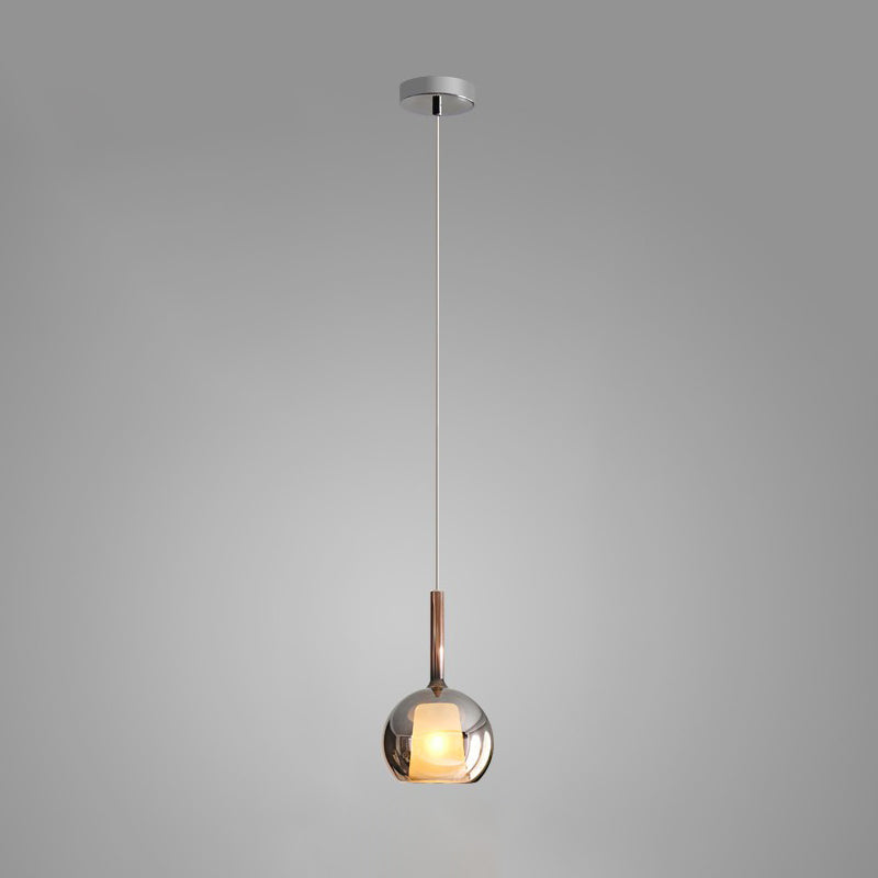 Lustra Suspension en Verre Fumé Rond - Neutralighting