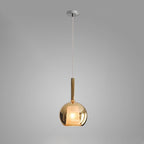 Lustra Suspension en Verre Fumé Rond - Neutralighting