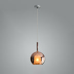 Lustra Suspension en Verre Fumé Rond - Neutralighting