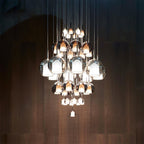 Lustra Suspension en Verre Fumé Rond - Neutralighting
