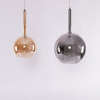 Lustra Suspension en Verre Fumé Rond - Neutralighting