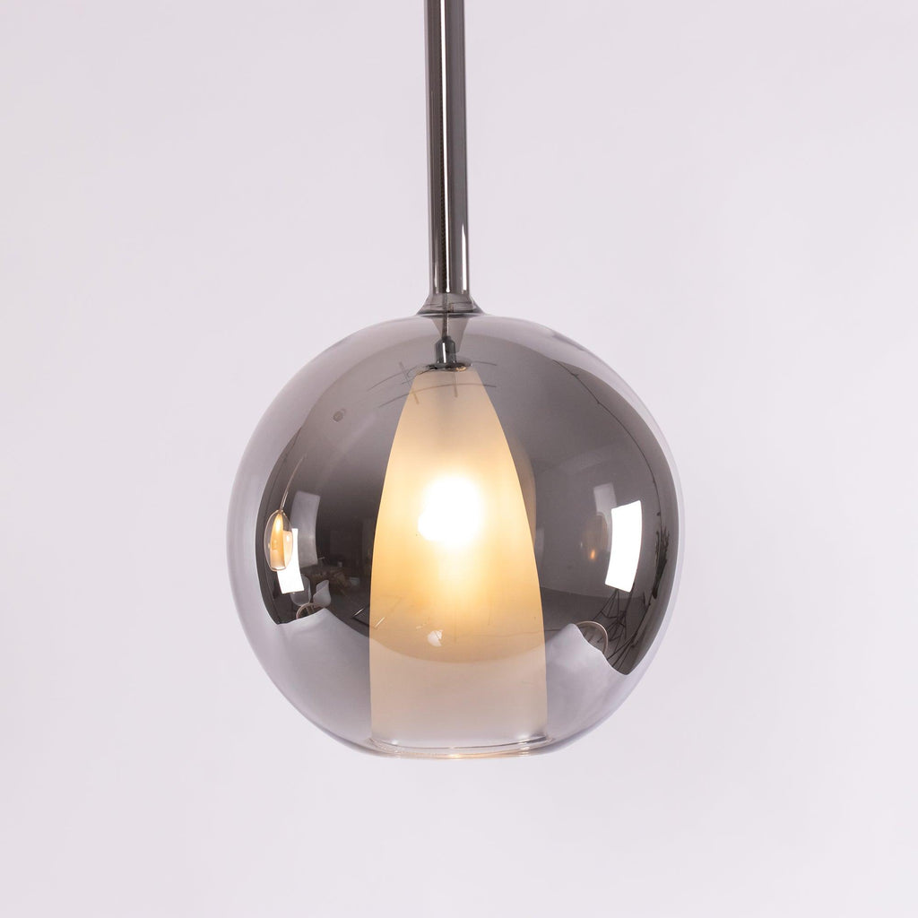 Lustra Suspension en Verre Fumé Rond - Neutralighting