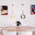 Lustra Suspension en Verre Fumé Rond - Neutralighting