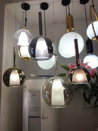 Lustra Suspension en Verre Fumé Rond - Neutralighting
