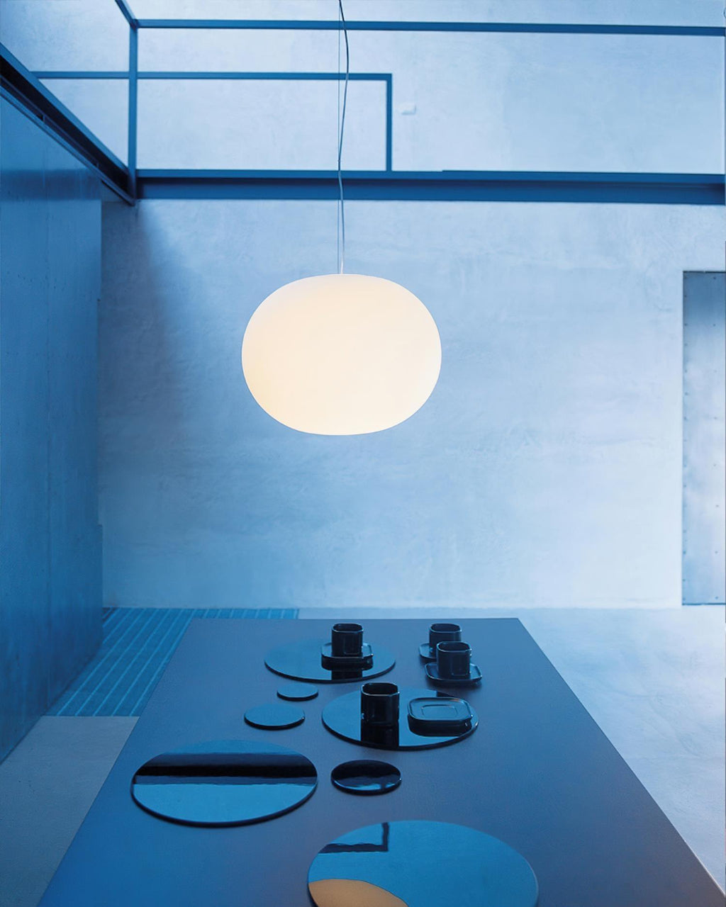 Opivio Suspension Globe Blanche - Neutralighting