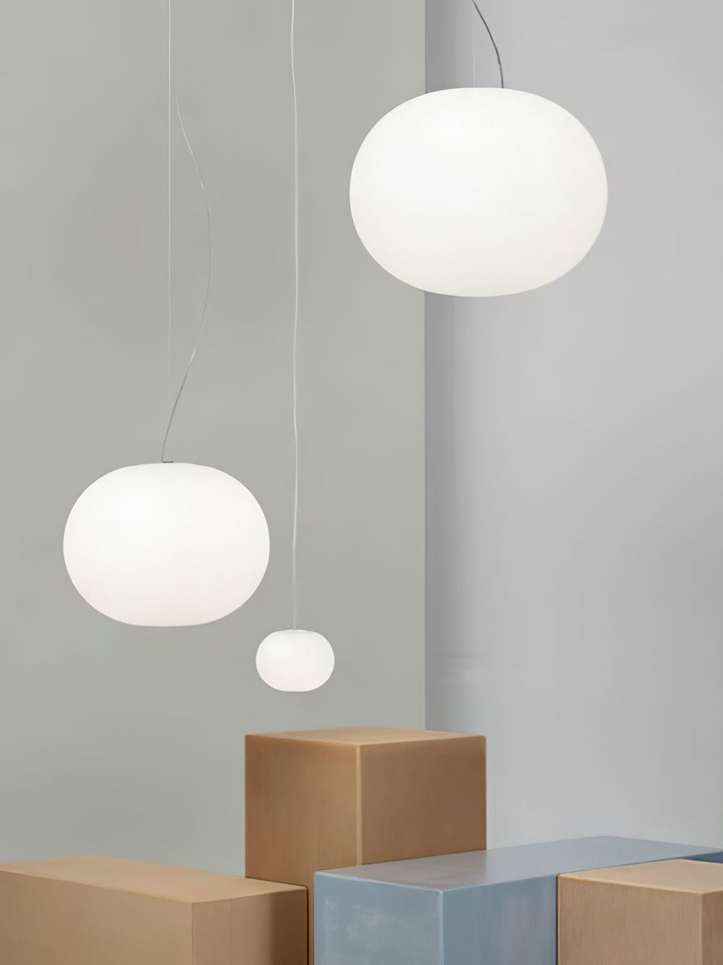 Orba Suspension Lampe en Verre Contemporain - Neutralighting