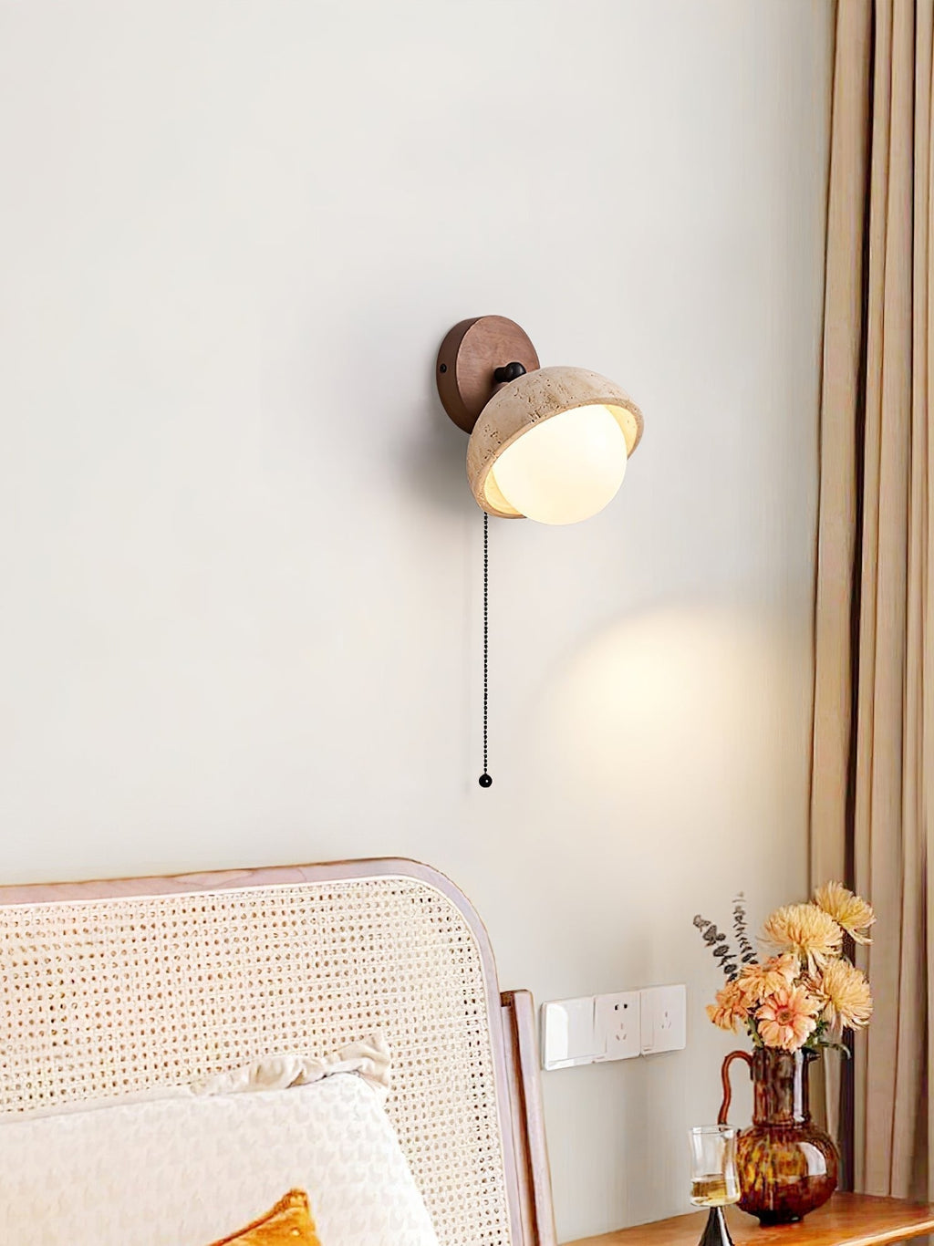 Avtale Applique Murale en Travertin en Forme D'Arc - Neutralighting