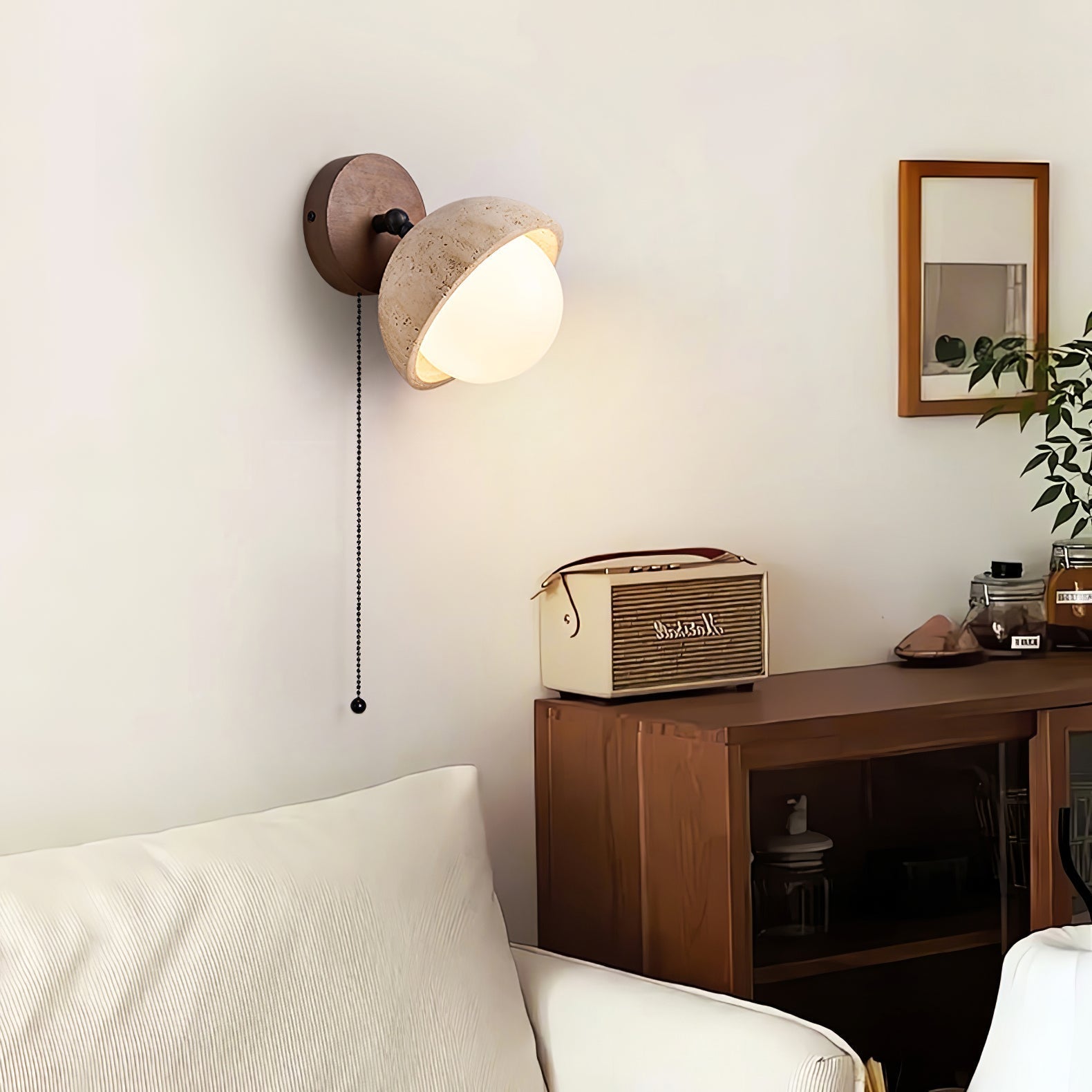 Avtale Applique Murale en Travertin en Forme D'Arc - Neutralighting