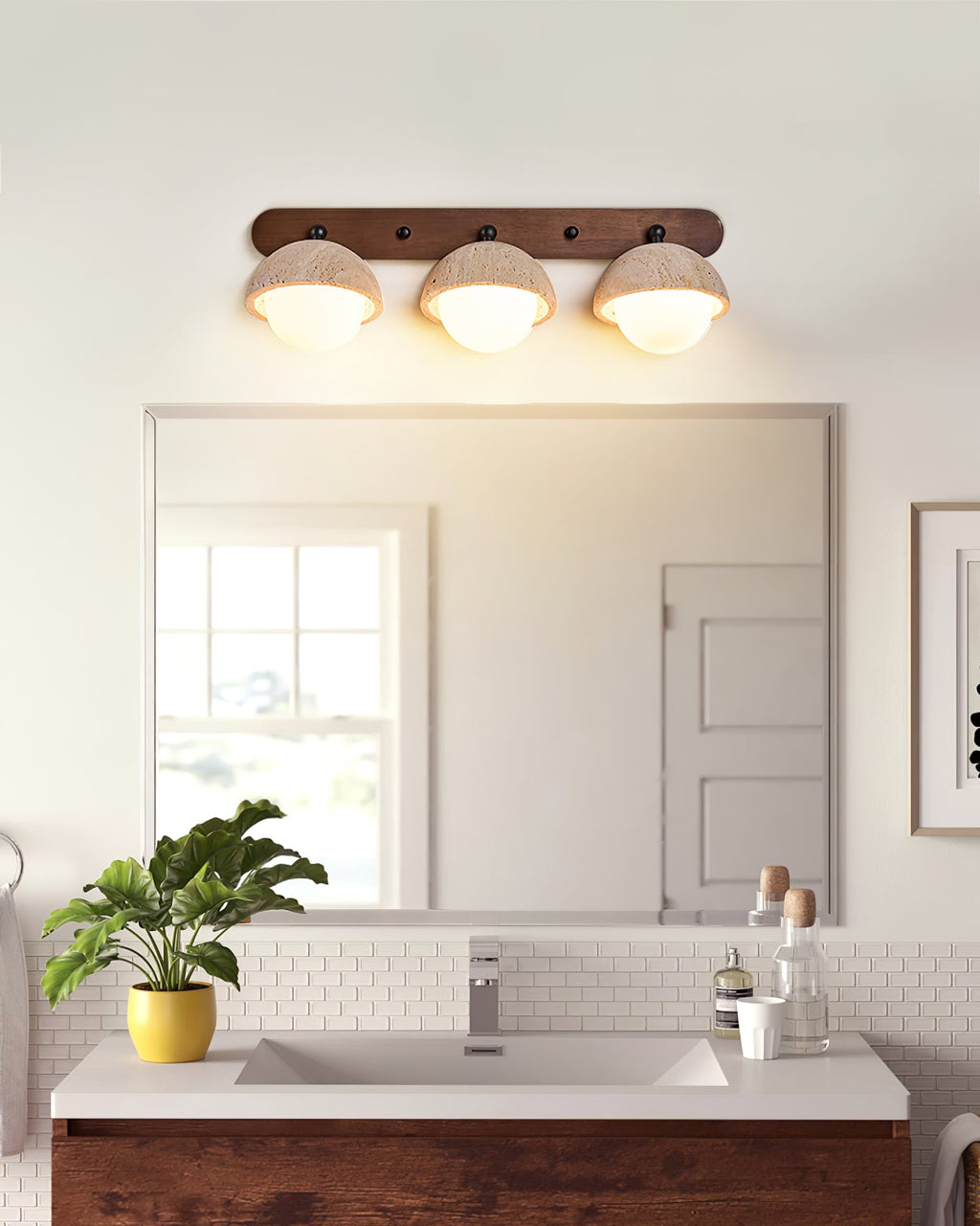 Avtale Applique Murale en Travertin en Forme D'Arc - Neutralighting